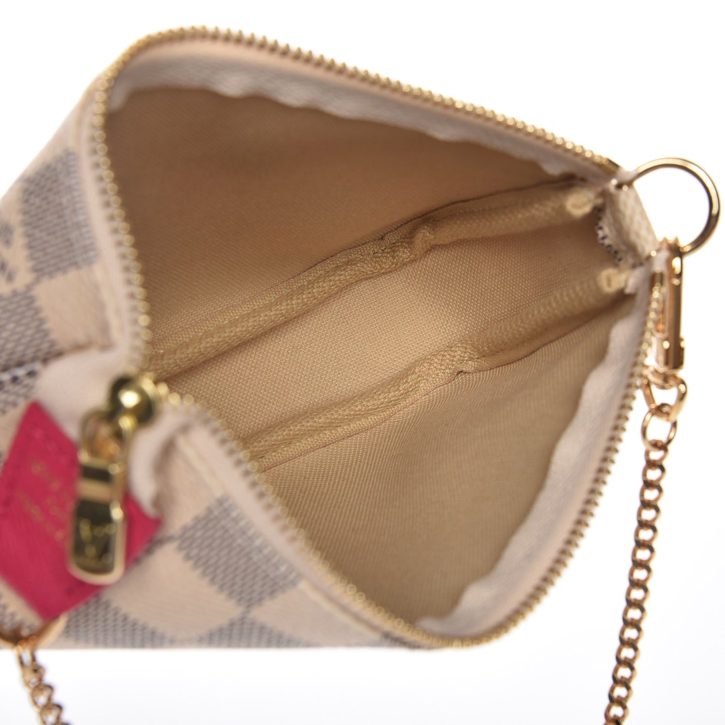 Damier Azur 2015 Christmas Animation Mini Pochette Accessories