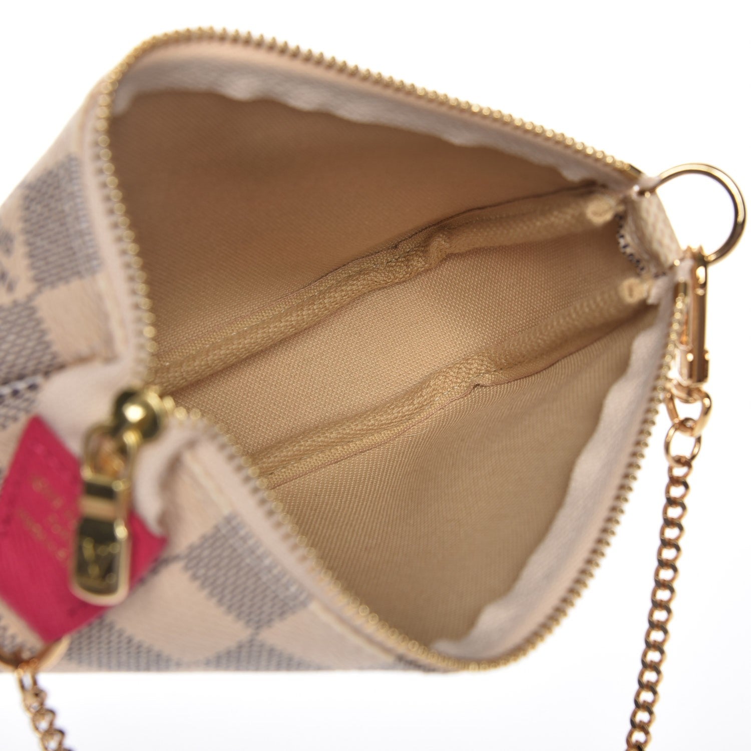 Louis Vuitton Damier Azur 2015 Christmas Animation Mini Pochette Accessories 5 of 8