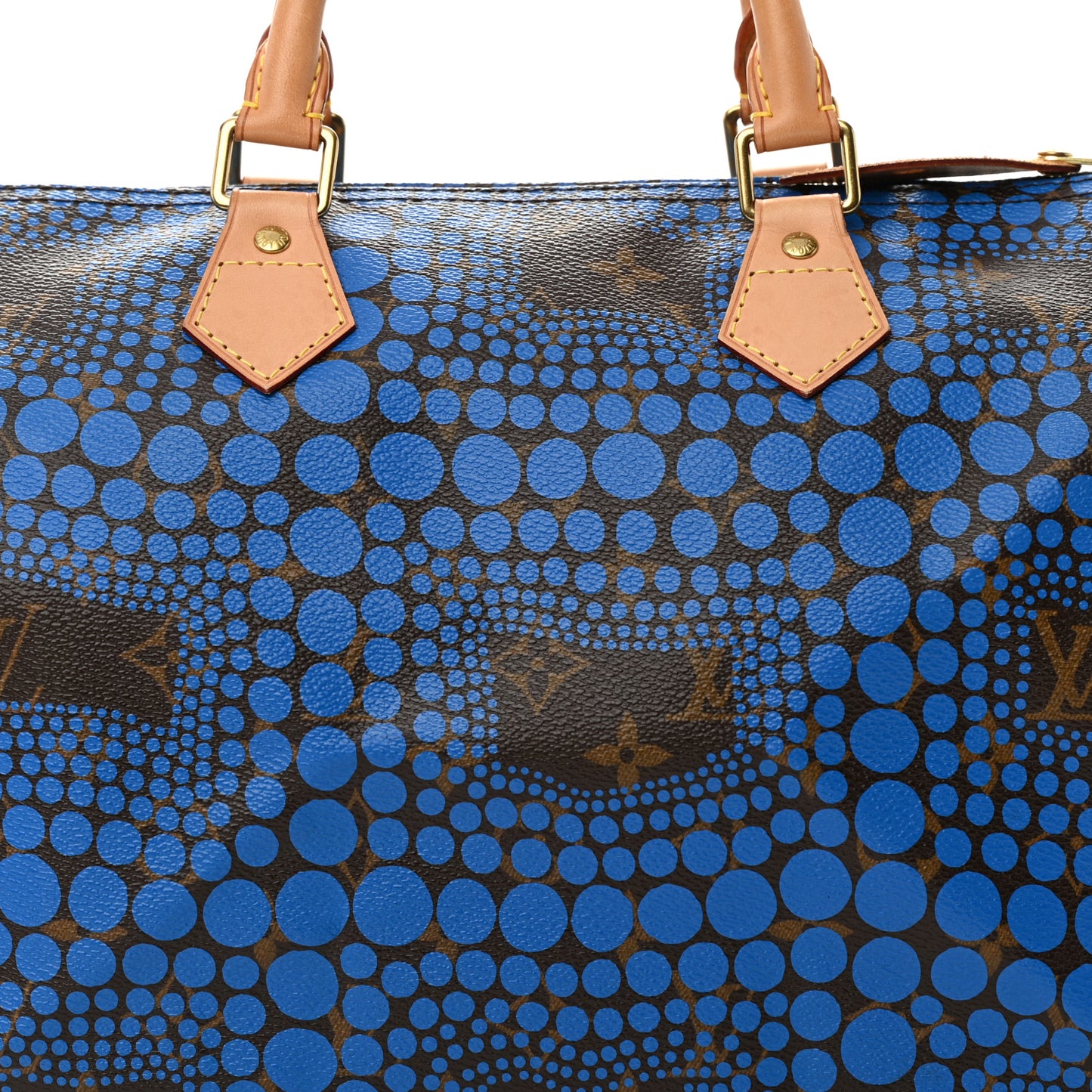 Monogram Kusama Town Speedy 30 Blue