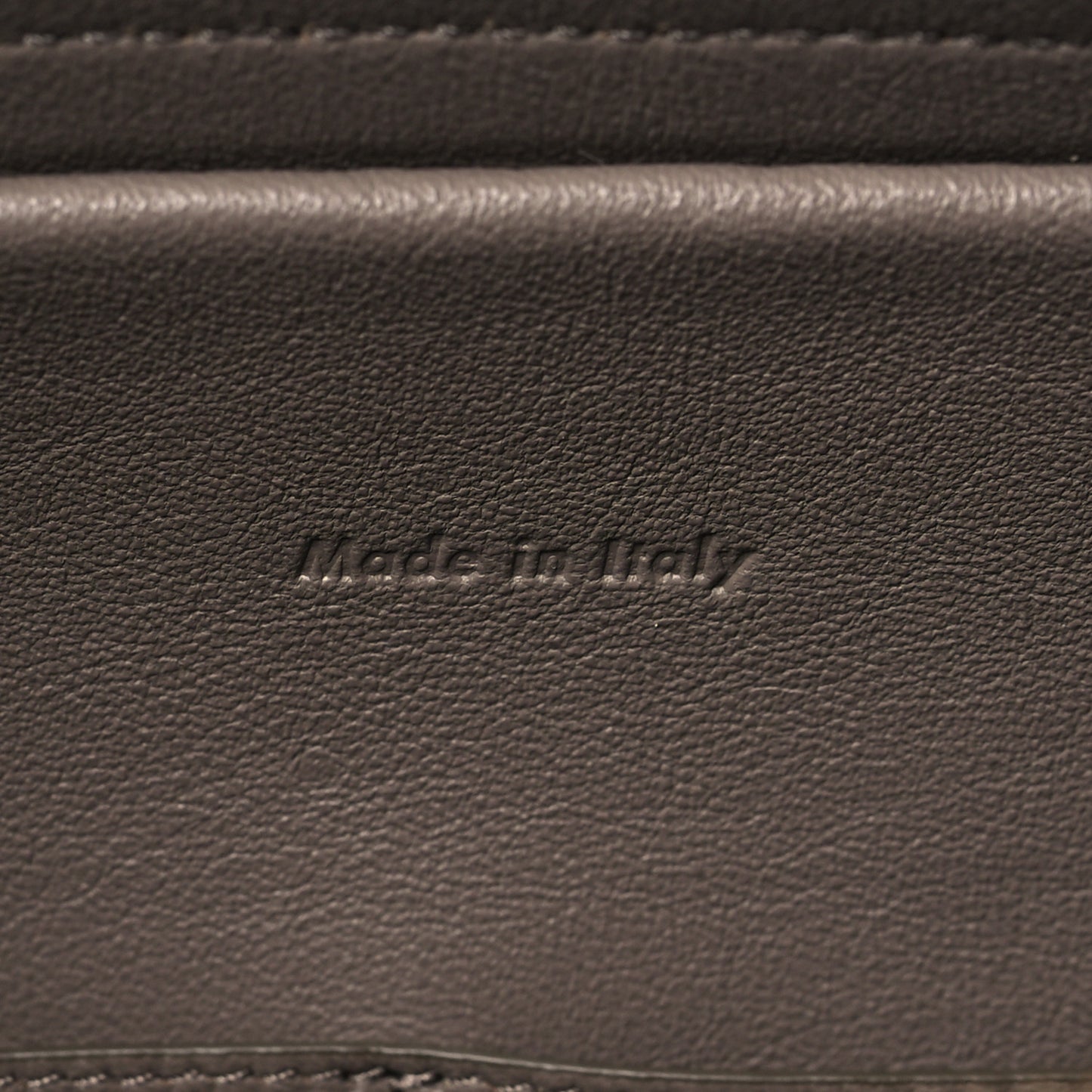 Drummed Calfskin Mini Belt Bag Taupe
