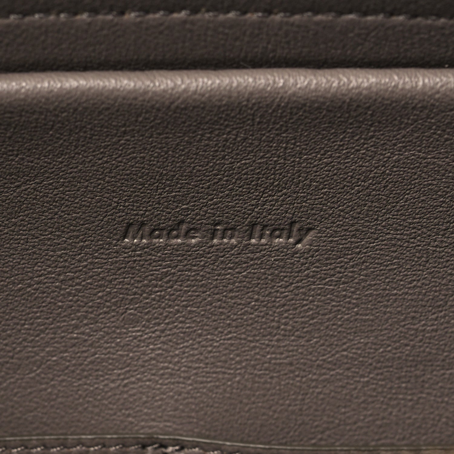 Celine Drummed Calfskin Mini Belt Bag Taupe 6 of 10