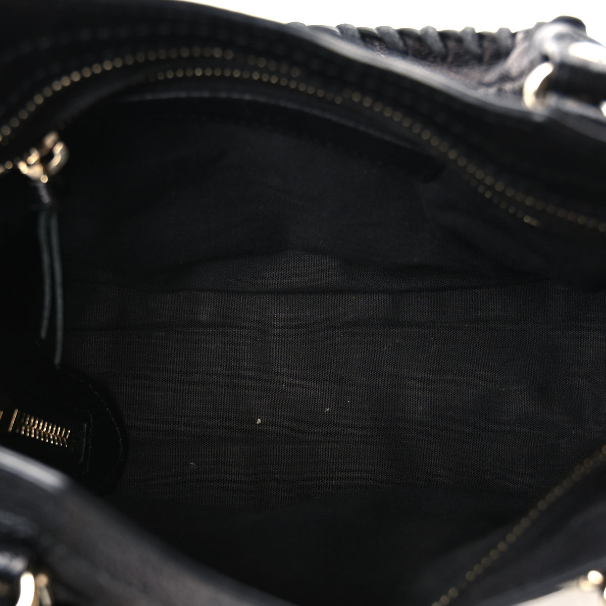 Balenciaga Chevre Gold Metallic Edge Hardware Mini City Black 6 of 11