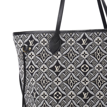 Louis Vuitton Jacquard Since 1854 Neverfull MM Grey 8 of 10