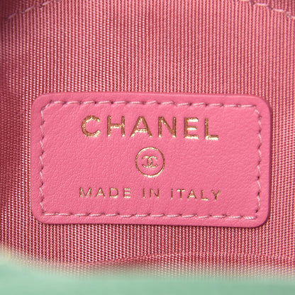 Chanel Caviar Quilted Round Filigree Crossbody Pink Blue Green 6 of 8