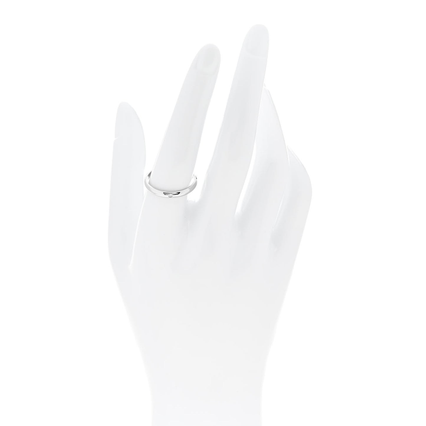 Platinum Diamond 2.6mm 1895 Wedding Band Ring 58 8.5