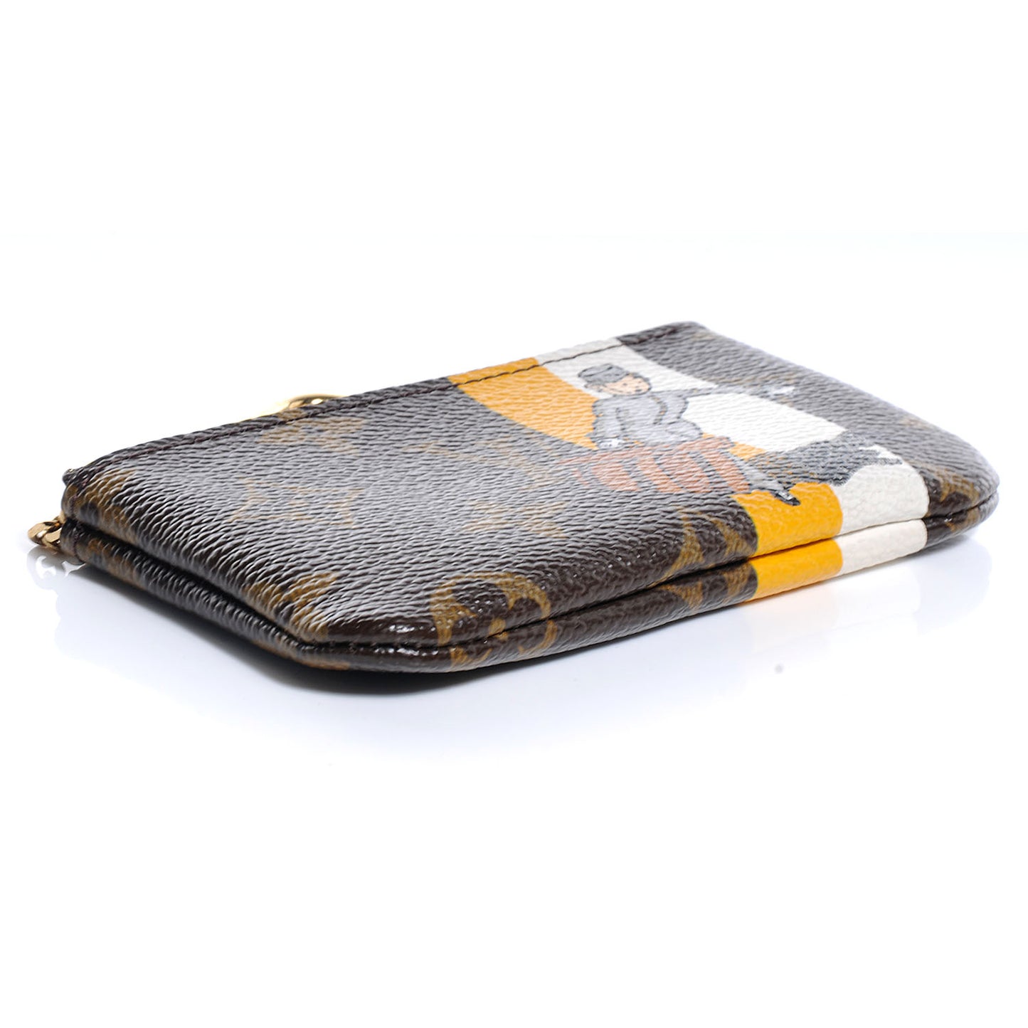 Monogram Groom Key Pouch