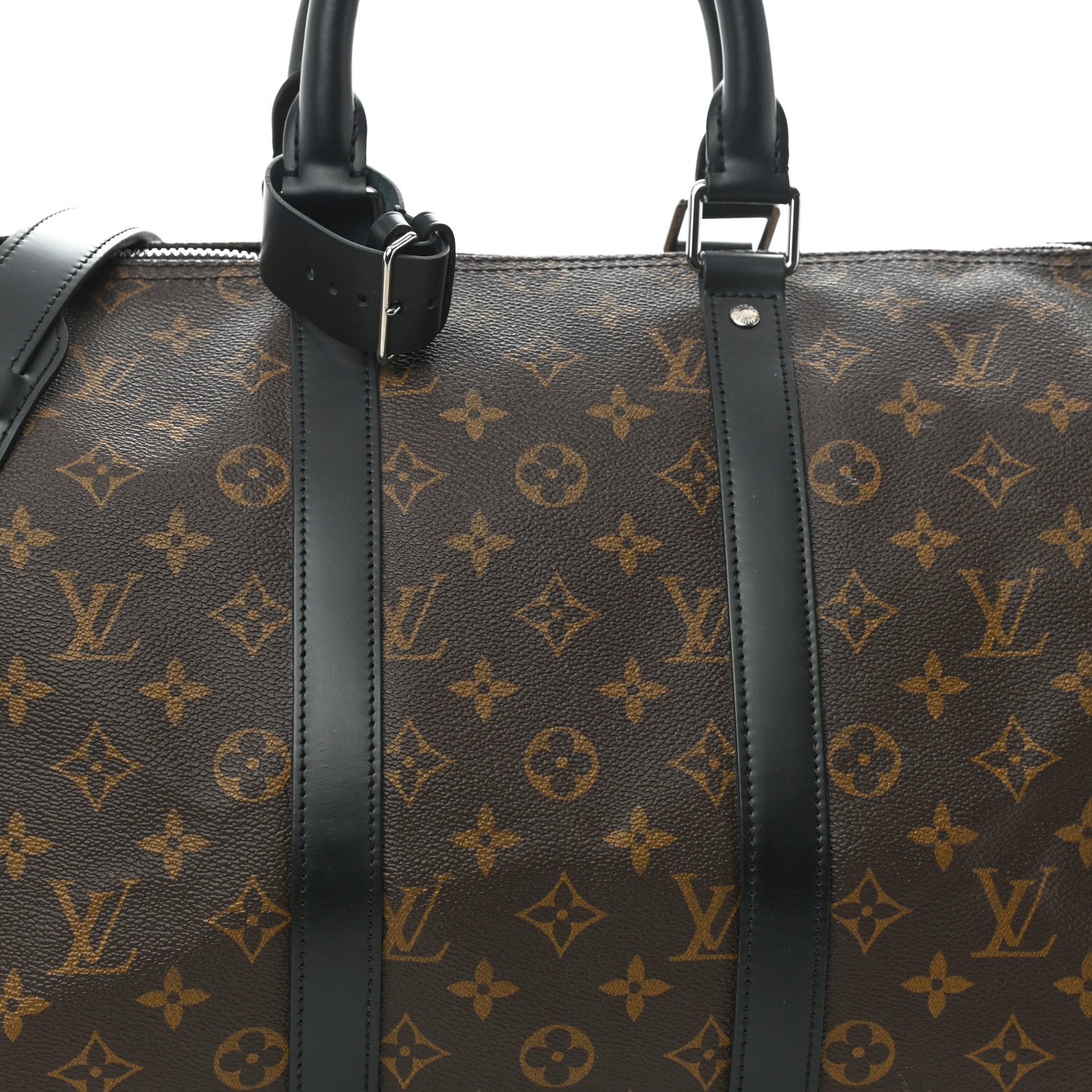 Louis Vuitton Monogram Macassar Keepall Bandouliere 45 6 of 8