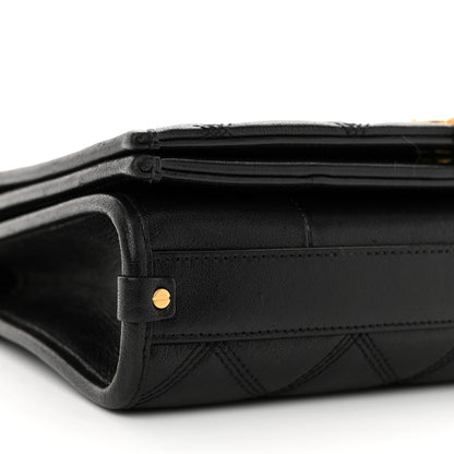 Saint Laurent Lambskin Quilted Mini Becky Chain Bag Black 10 of 13