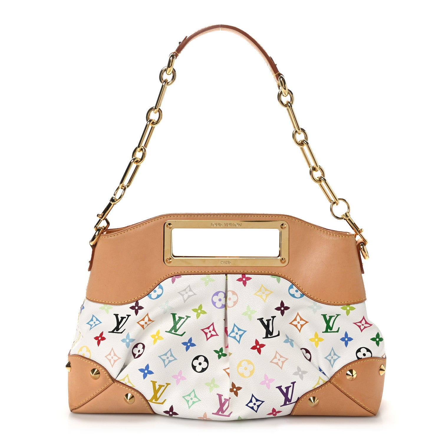 Louis Vuitton Monogram Multicolor Judy MM White 1 of 10