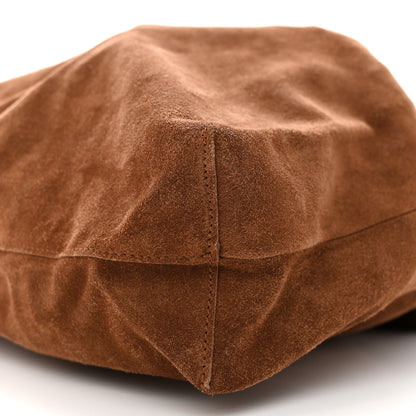 The Row Suede Bindle Bag Saddle 9 of 9