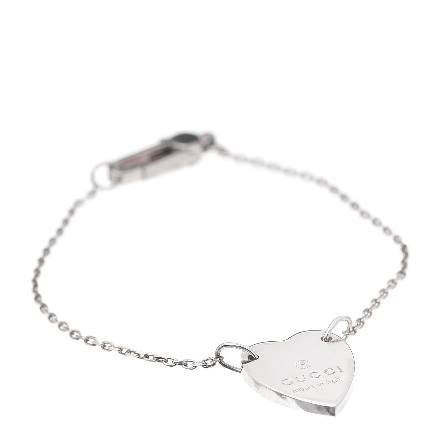 Sterling Silver Trademark Heart Bracelet