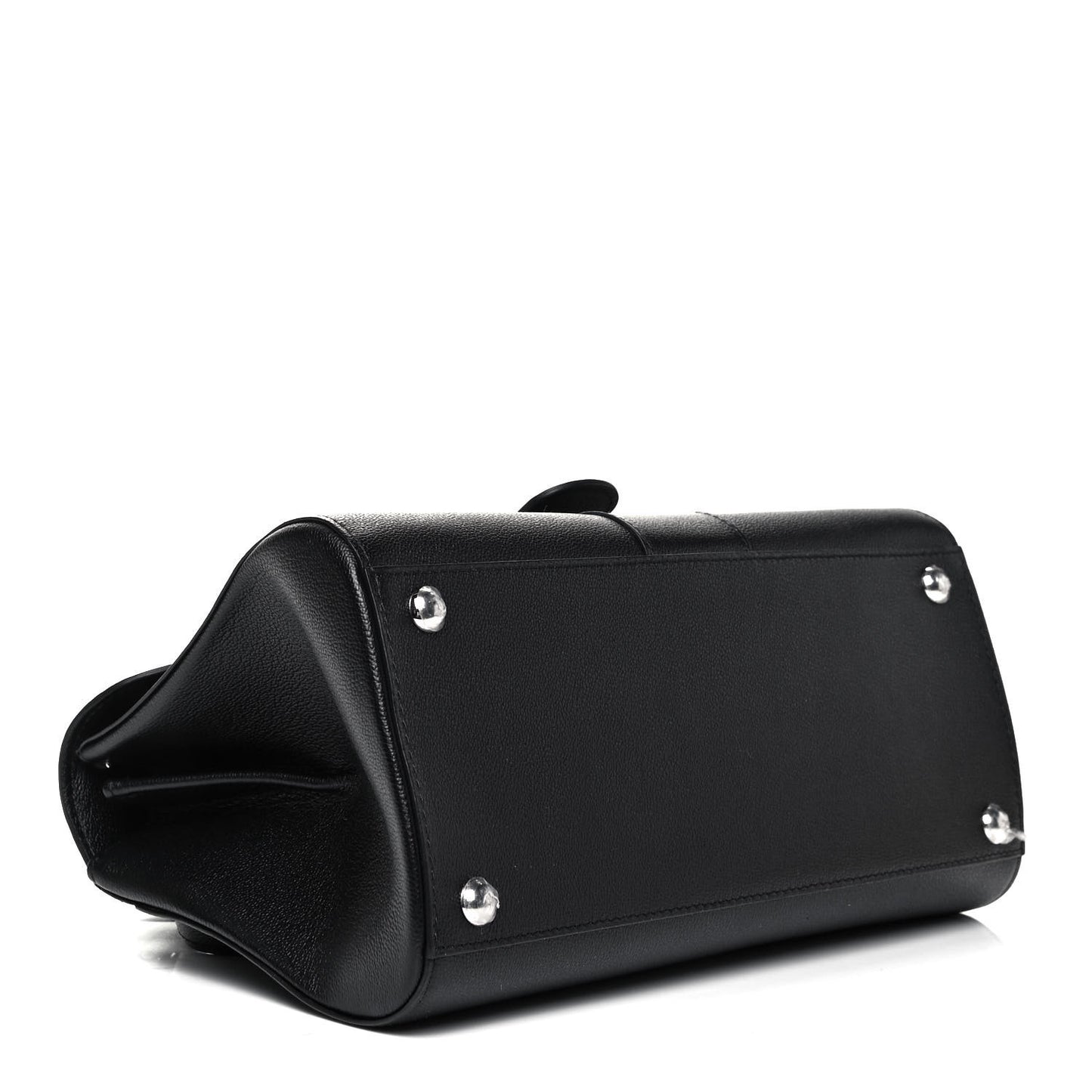 Calfskin Mini Brillant East West Satchel Black