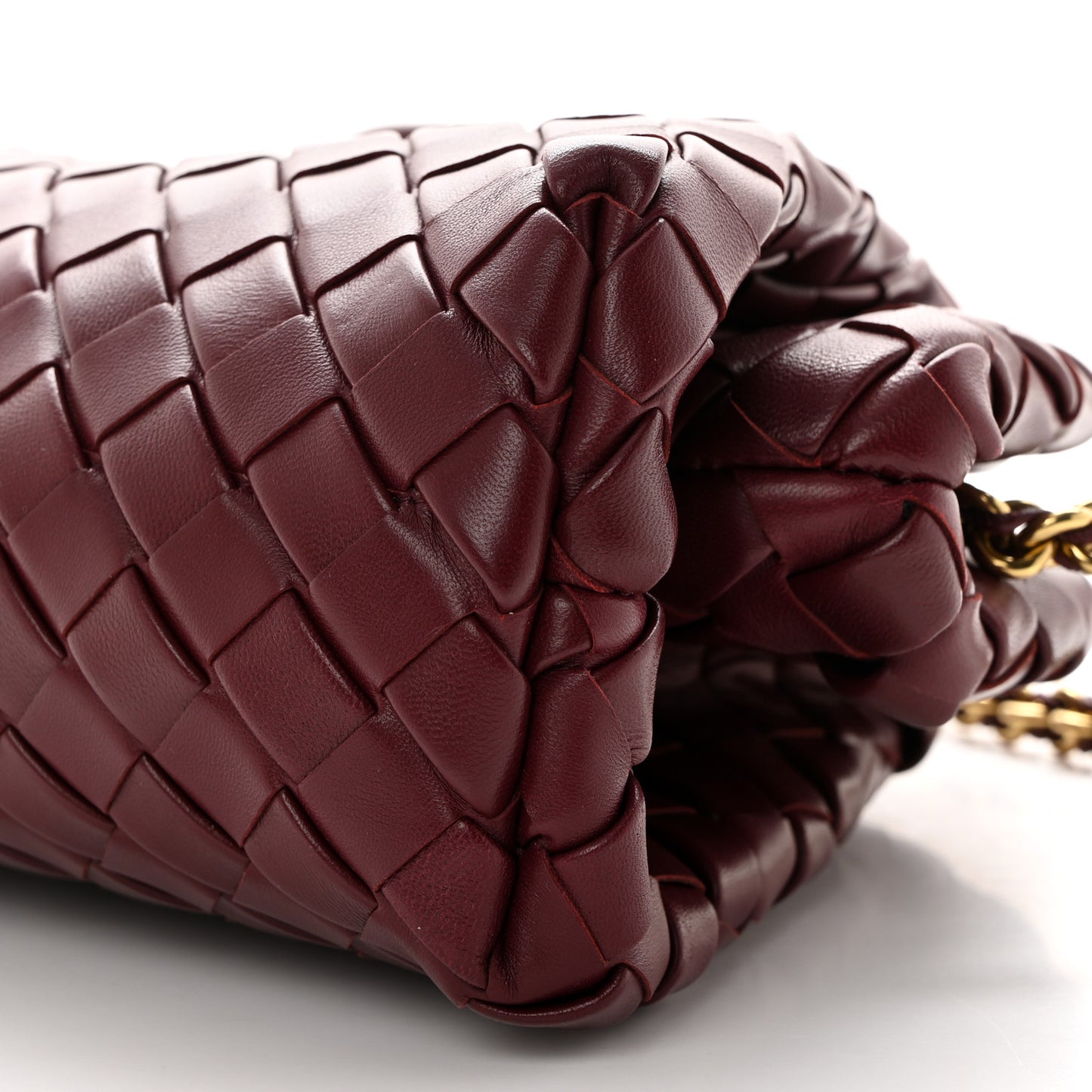 Nappa Intrecciato Teen The Lauren 1980 Clutch With Chain Barolo