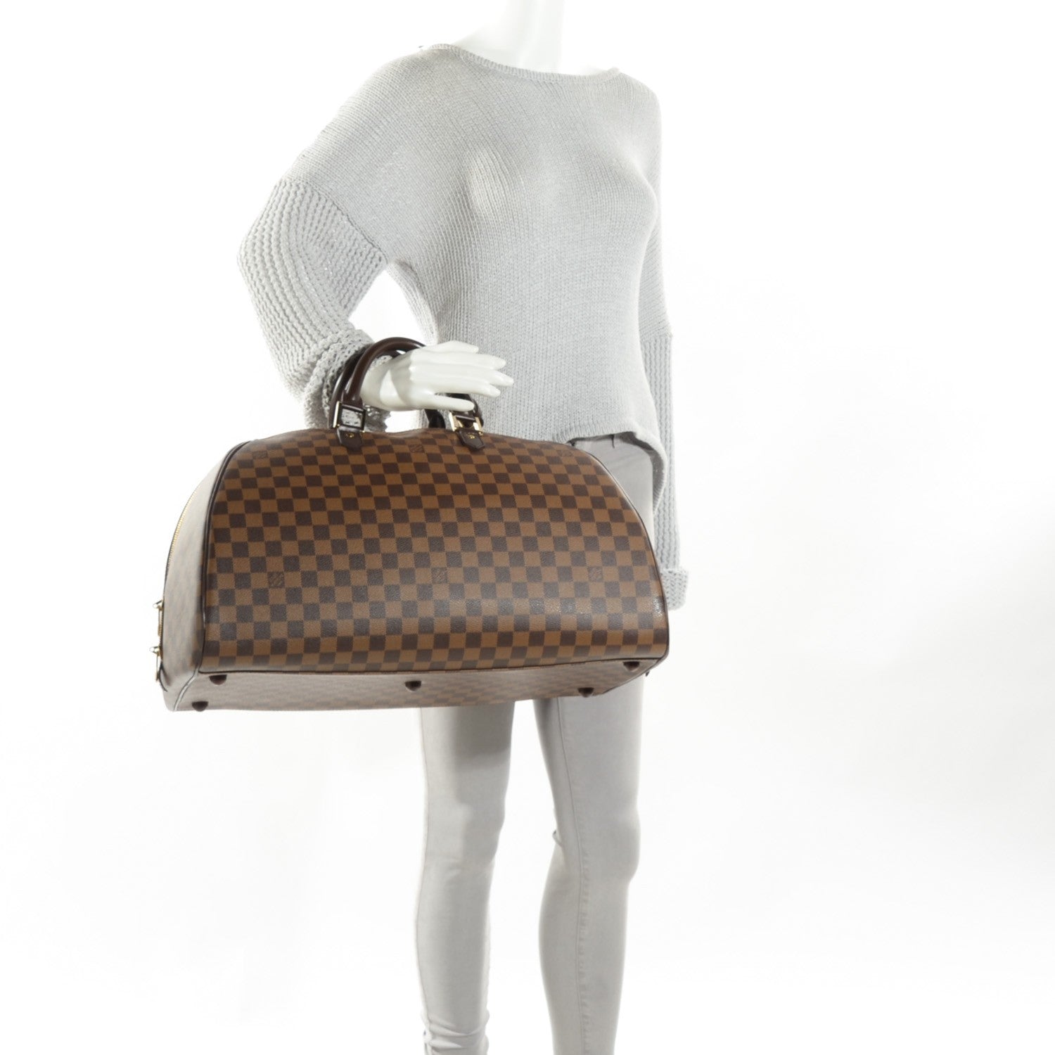Louis Vuitton Damier Ebene Ribera GM 2 of 7