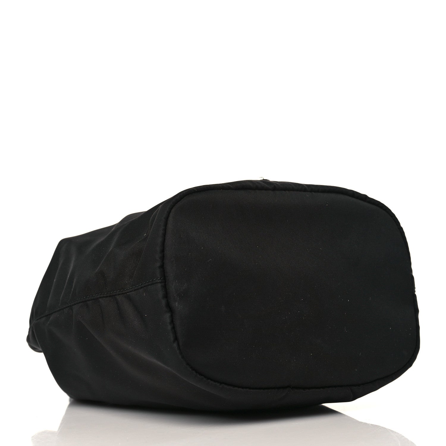 Prada Saffiano Tessuto Nylon Vela Bucket Wristlet Black 4 of 9