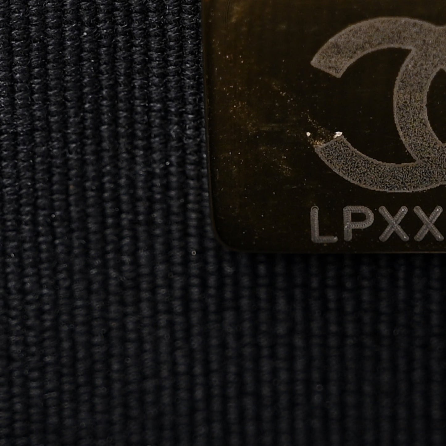 Lambskin Quilted Trendy CC Wallet On Chain WOC Black