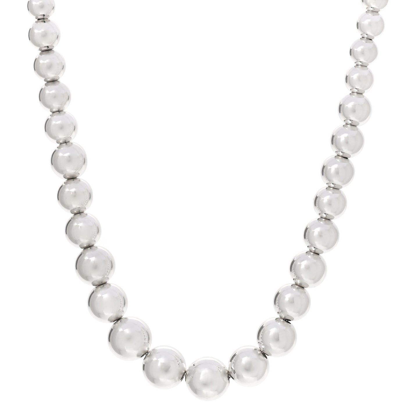 Sterling Silver HardWear Graduated Ball Necklace