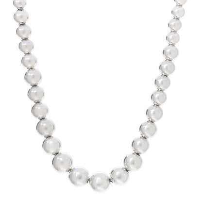 Tiffany Sterling Silver HardWear Graduated Ball Necklace 1 of 5