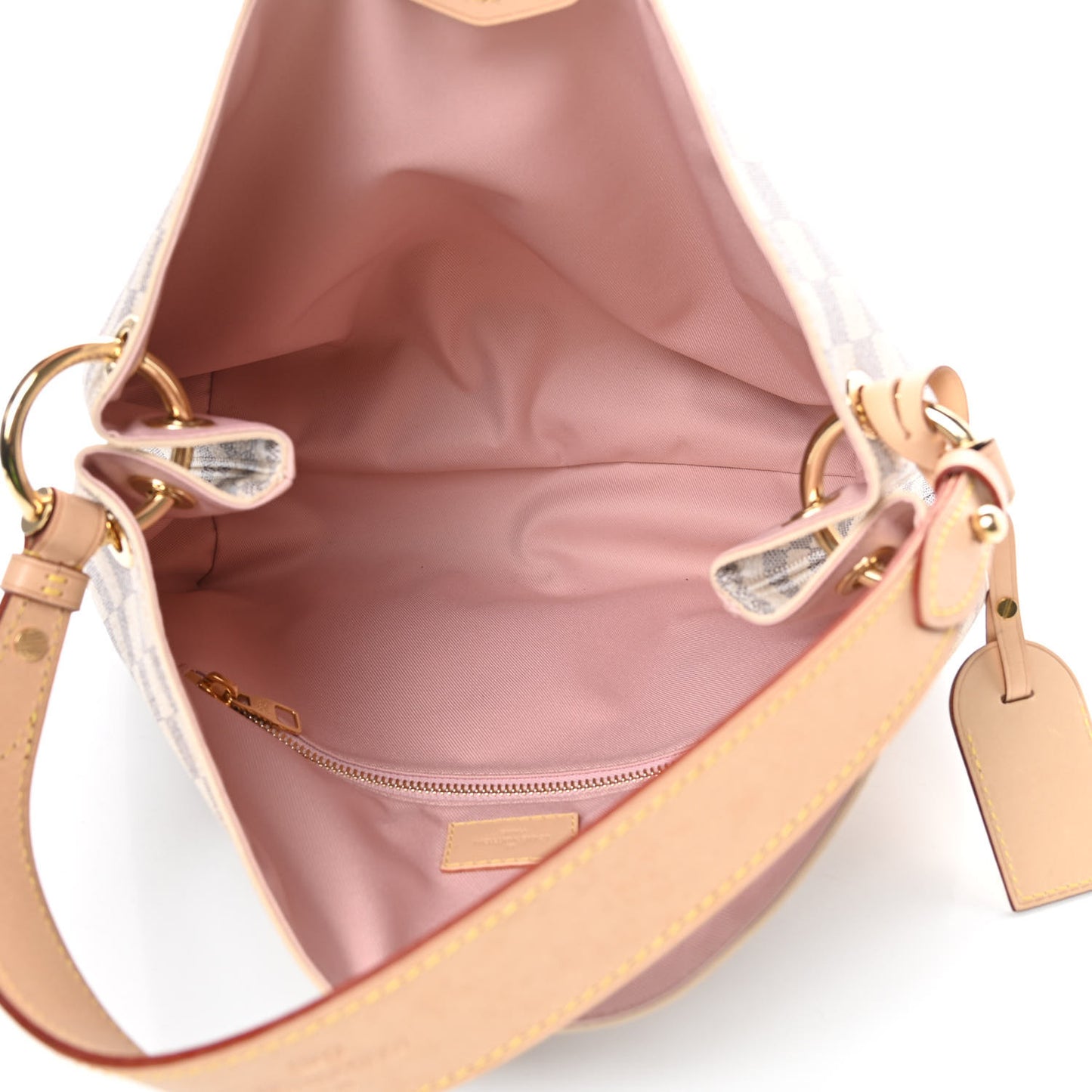 Damier Azur Graceful PM Rose Ballerine