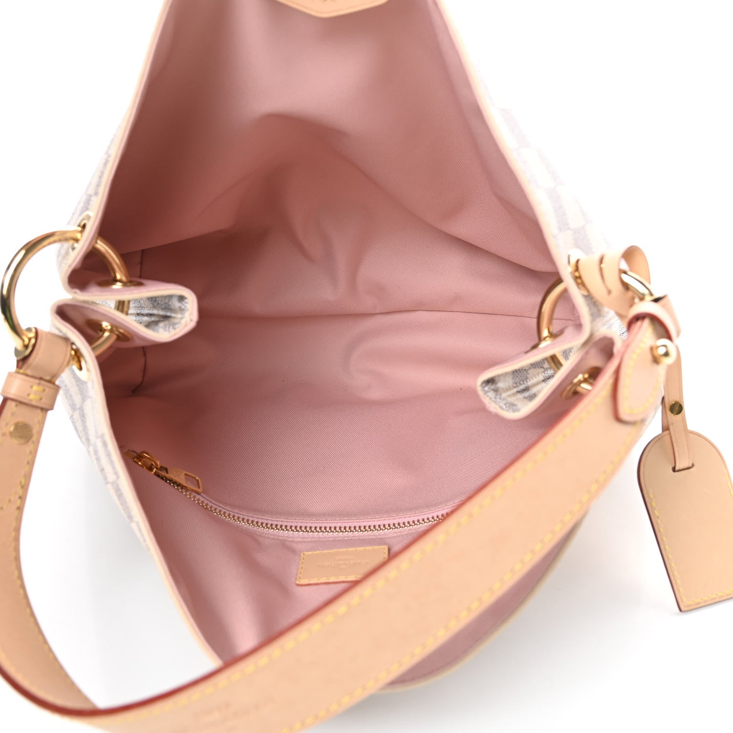 Louis Vuitton Damier Azur Graceful PM Rose Ballerine 5 of 11