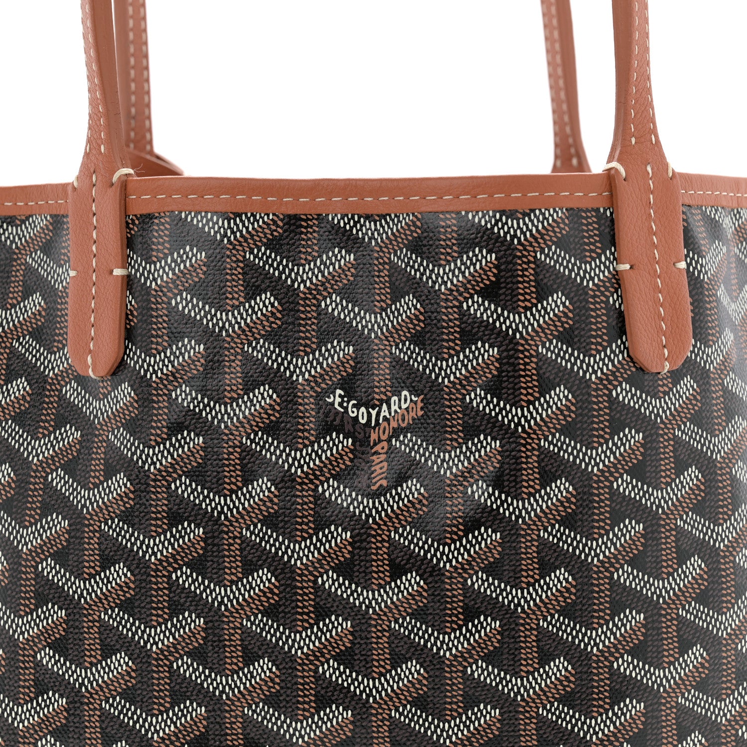 Goyard Goyardine Reversible Mini Anjou Black Gold 11 of 16