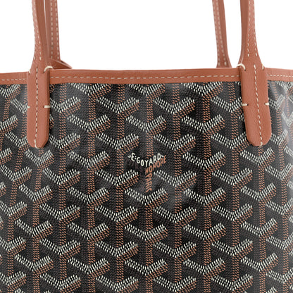 Goyard Goyardine Reversible Mini Anjou Black Gold 11 of 16