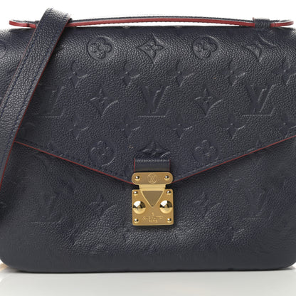 Louis Vuitton Empreinte Pochette Metis Marine Rouge 8 of 15