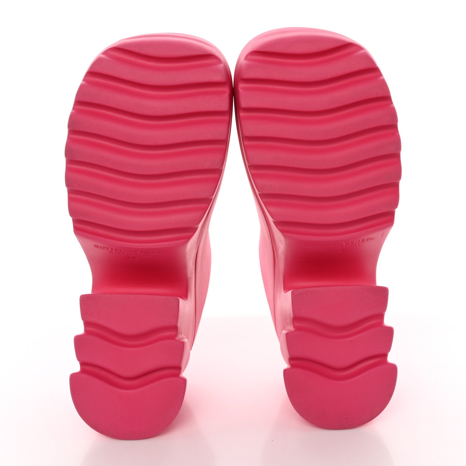 Bottega Veneta Rubber Flash 40/95mm Clogs 40 Cranberry 5 of 11