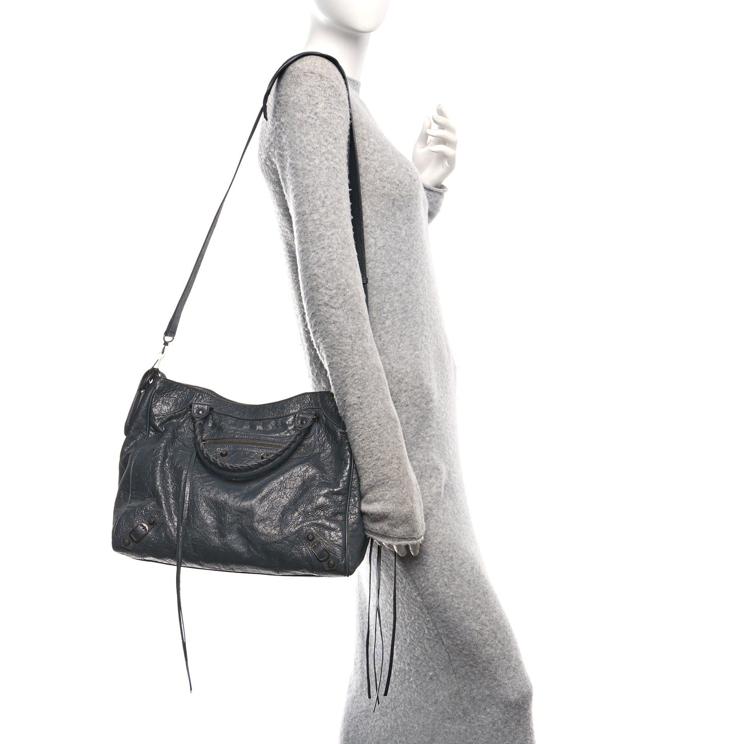 Agneau Classic Hardware Velo Gris Fossile