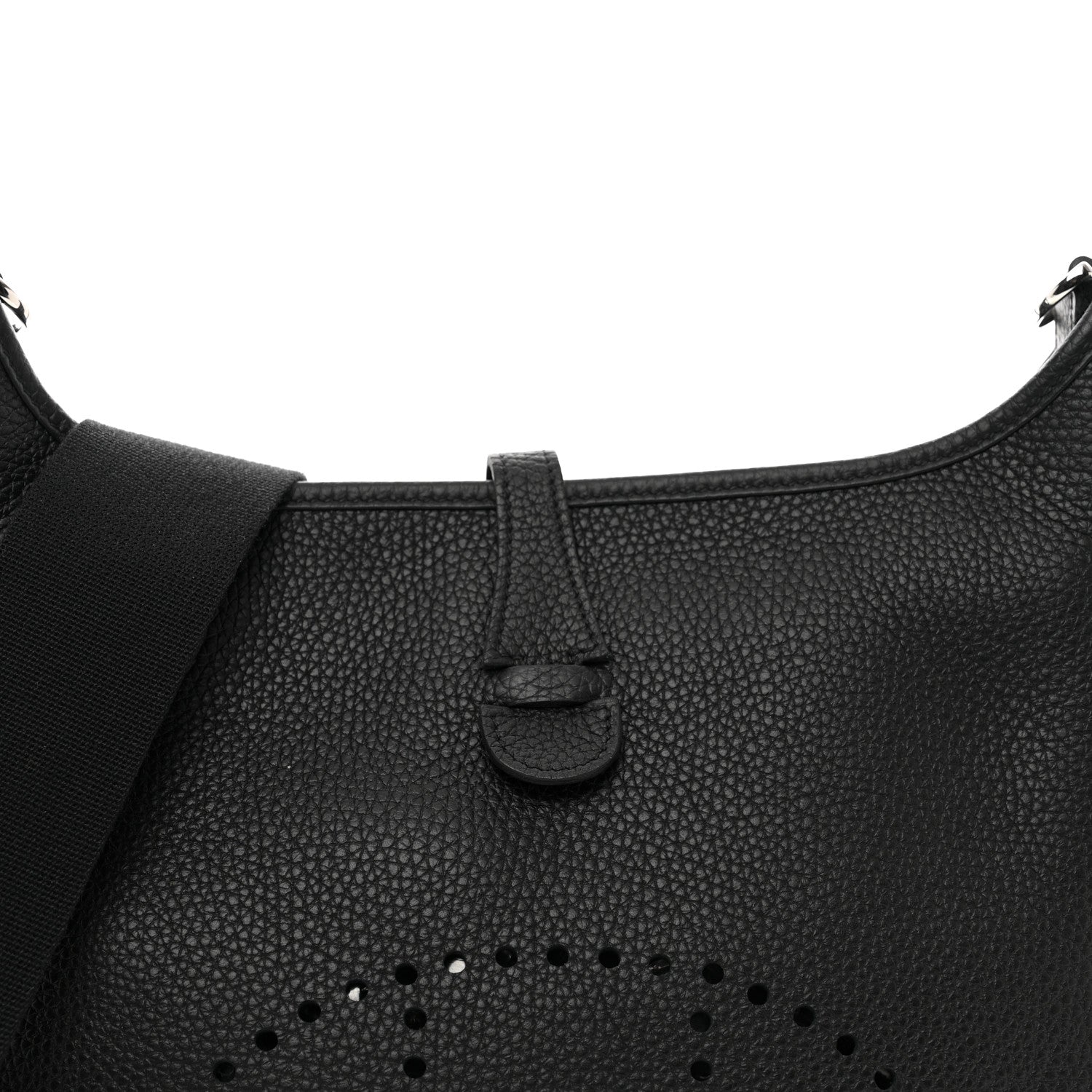 Hermes Taurillon Clemence Evelyne III PM Black 7 of 9