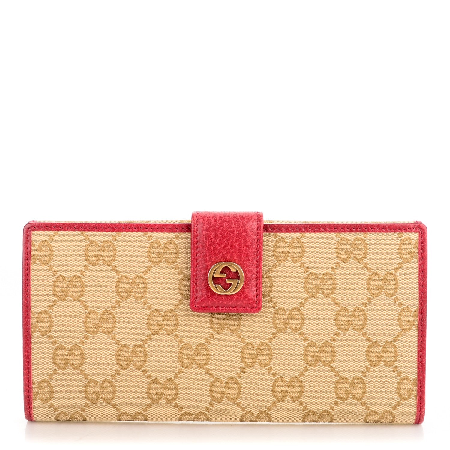 Gucci Monogram Miss GG Continental Wallet Red 1 of 7