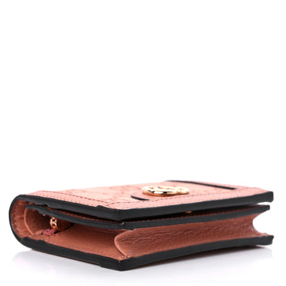 Gucci Monogram Textured Dollar Calfskin Card Case Cloche Rose Pink 4 of 10