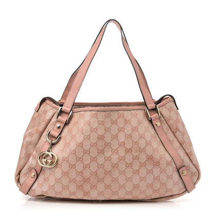 Gucci Crystal Monogram Medium Abbey Shoulder Bag Blush 1 of 10