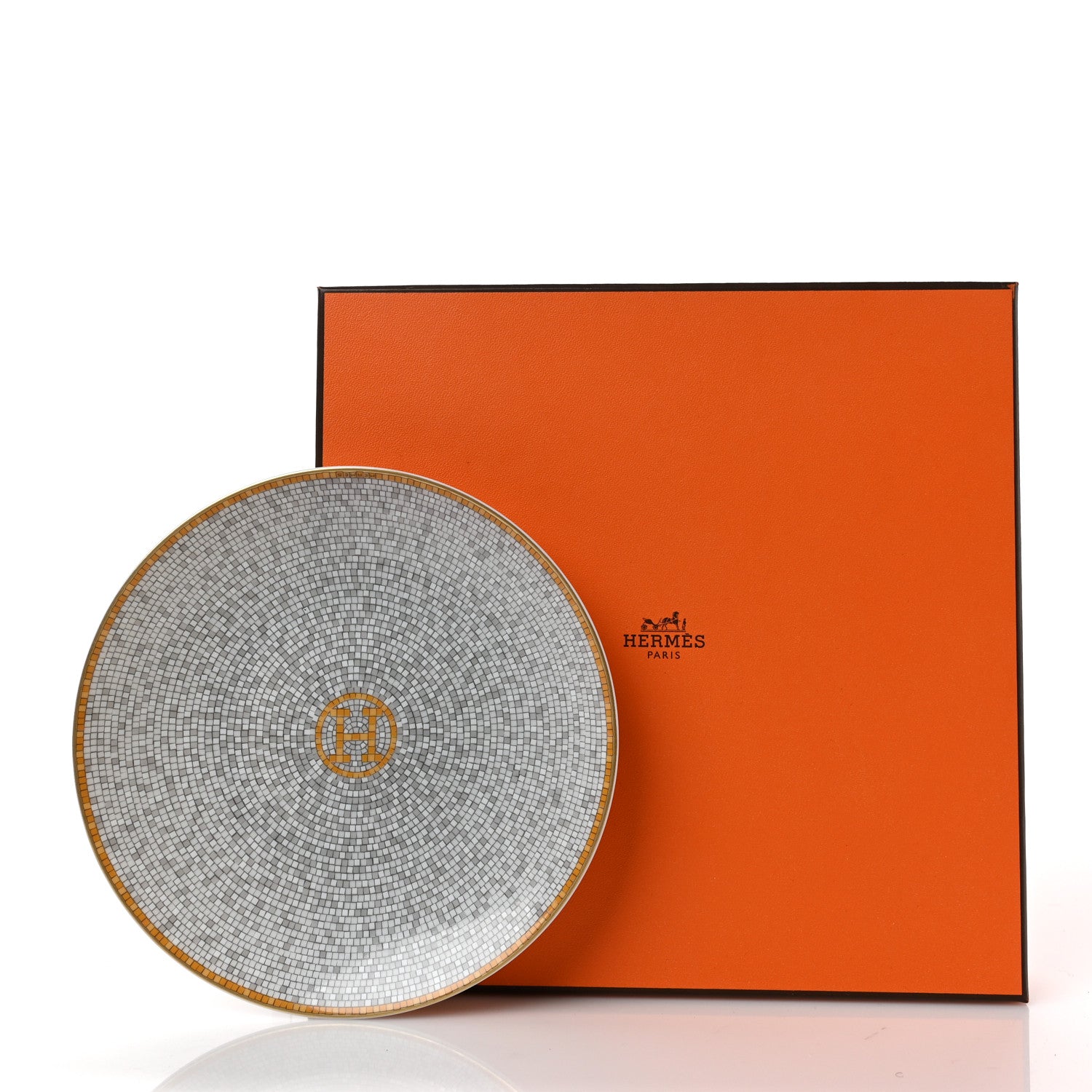 Hermes Porcelain Mosaique au 24 Bread And Butter Plate 5 of 5