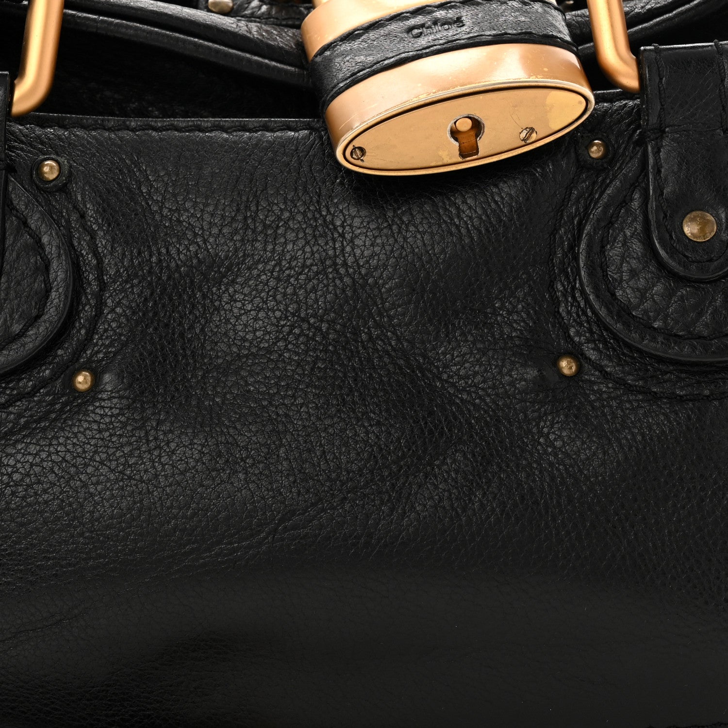 Chloe Calfskin Medium Paddington Satchel Black 8 of 11
