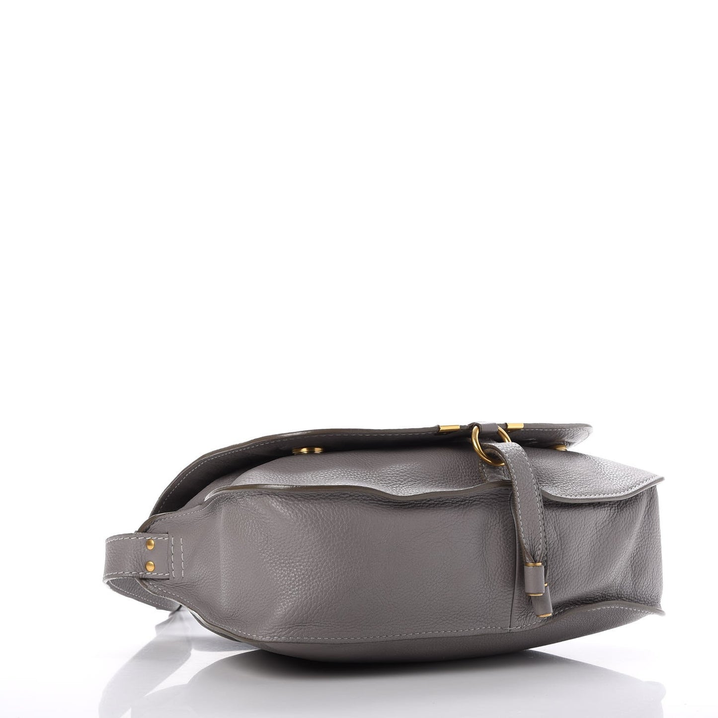 Calfskin Medium Marcie Top Handle Bag Cashmere Grey