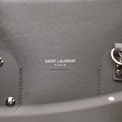 Saint Laurent Grained Calfskin Small Sac De Jour Fog 6 of 11