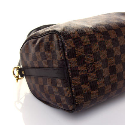 Louis Vuitton Damier Ebene Speedy Bandouliere 25 16 of 19