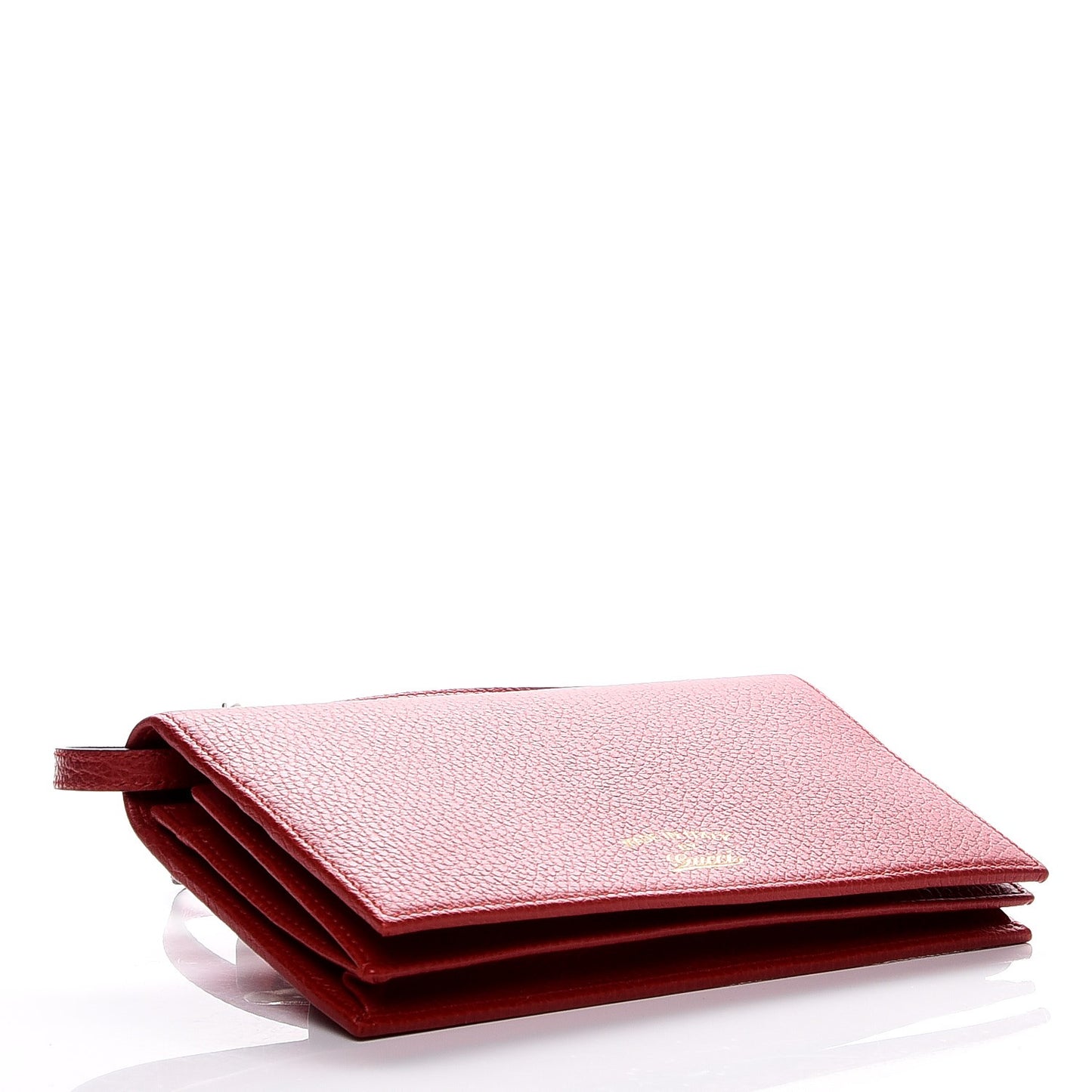 Dollar Calfskin Mini Swing Wallet Bag Oxidation