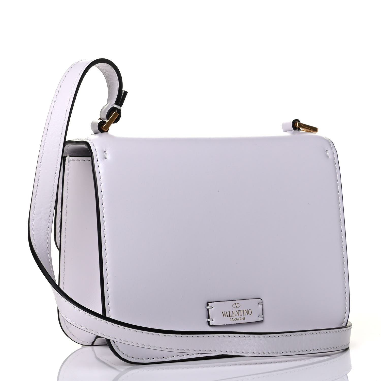 Valentino Garavani Smooth Calfskin Small VSling Shoulder Bag White 2 of 6