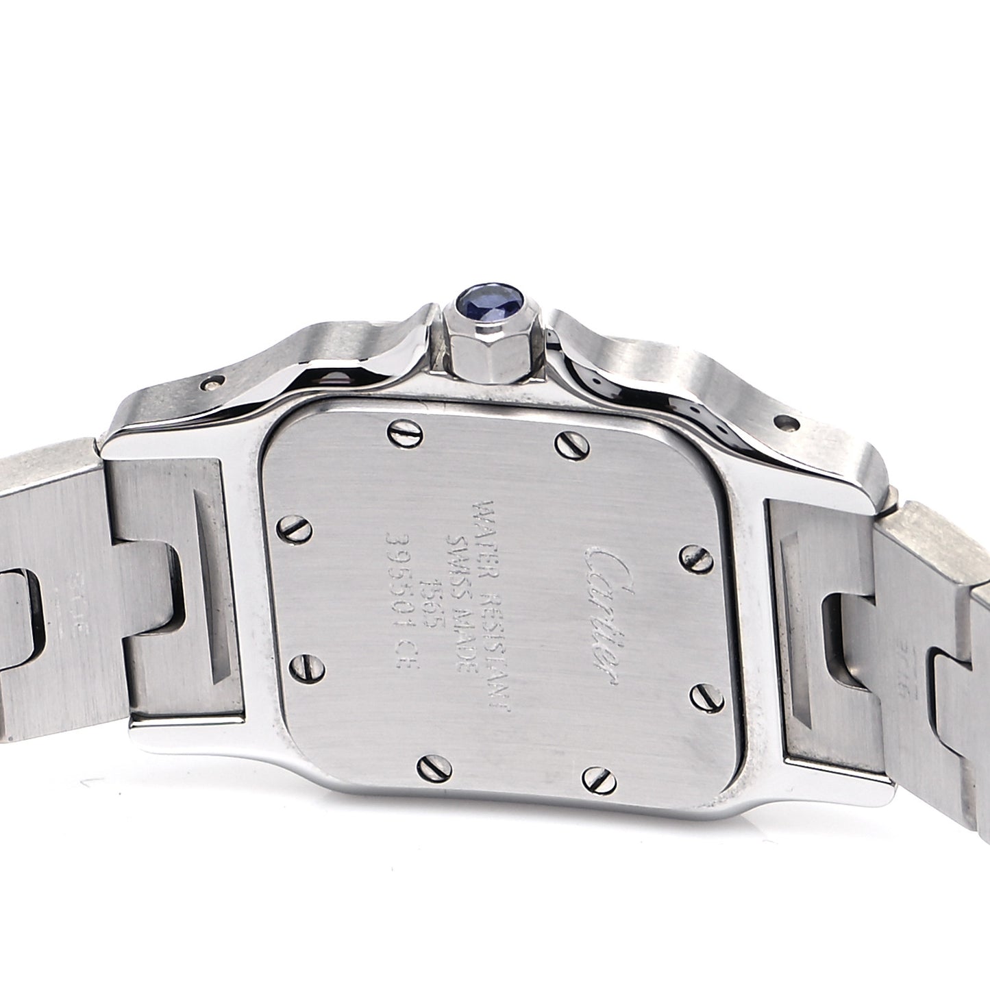 Stainless Steel 24mm Santos de Cartier Galbee Quartz Watch