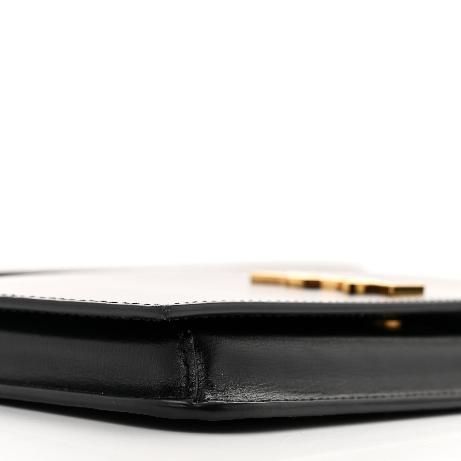 Saint Laurent Smooth Calfskin Monogram Phone Holder Crossbody Black 9 of 12