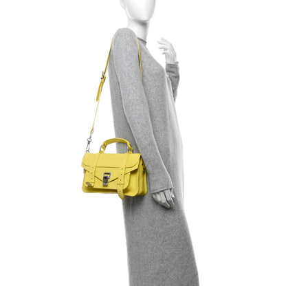 Proenza Schouler Lambskin Tiny PS1 Canary Yellow 2 of 10
