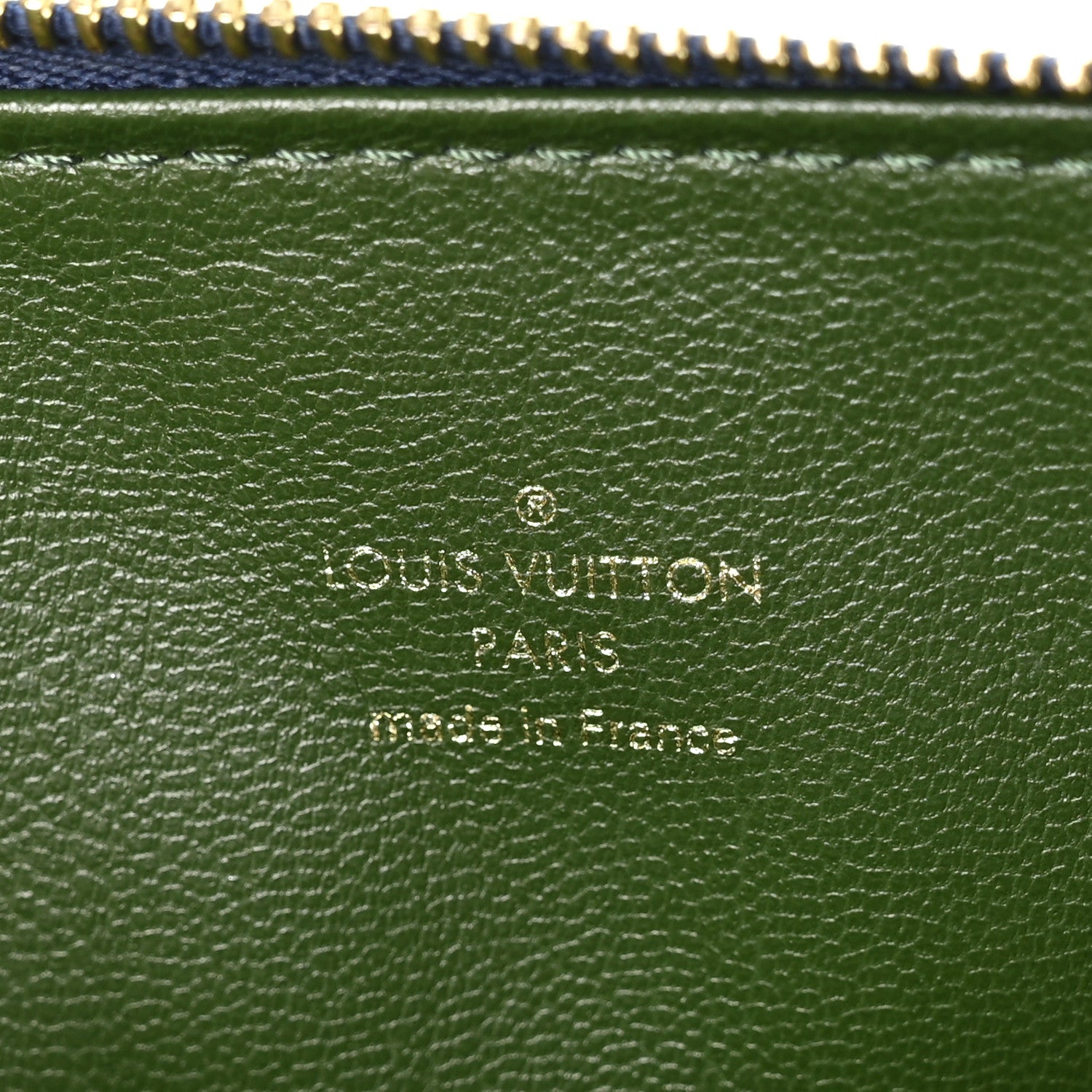 Louis Vuitton Lambskin Embossed Monogram Coussin PM Blue Green 6 of 9