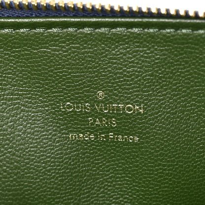 Louis Vuitton Lambskin Embossed Monogram Coussin PM Blue Green 6 of 9