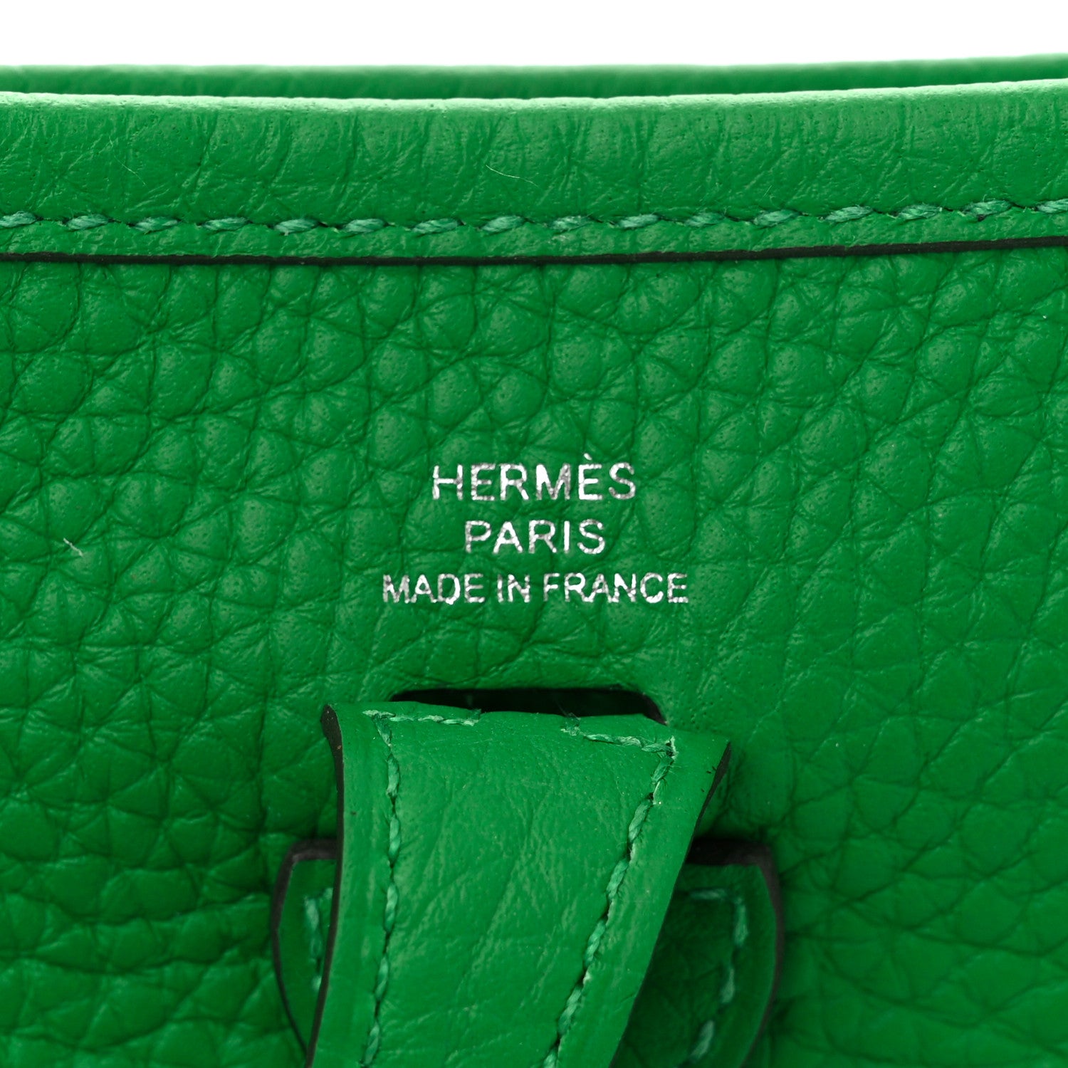 Hermes Taurillon Clemence Amazone Evelyne TPM Bambou 6 of 11
