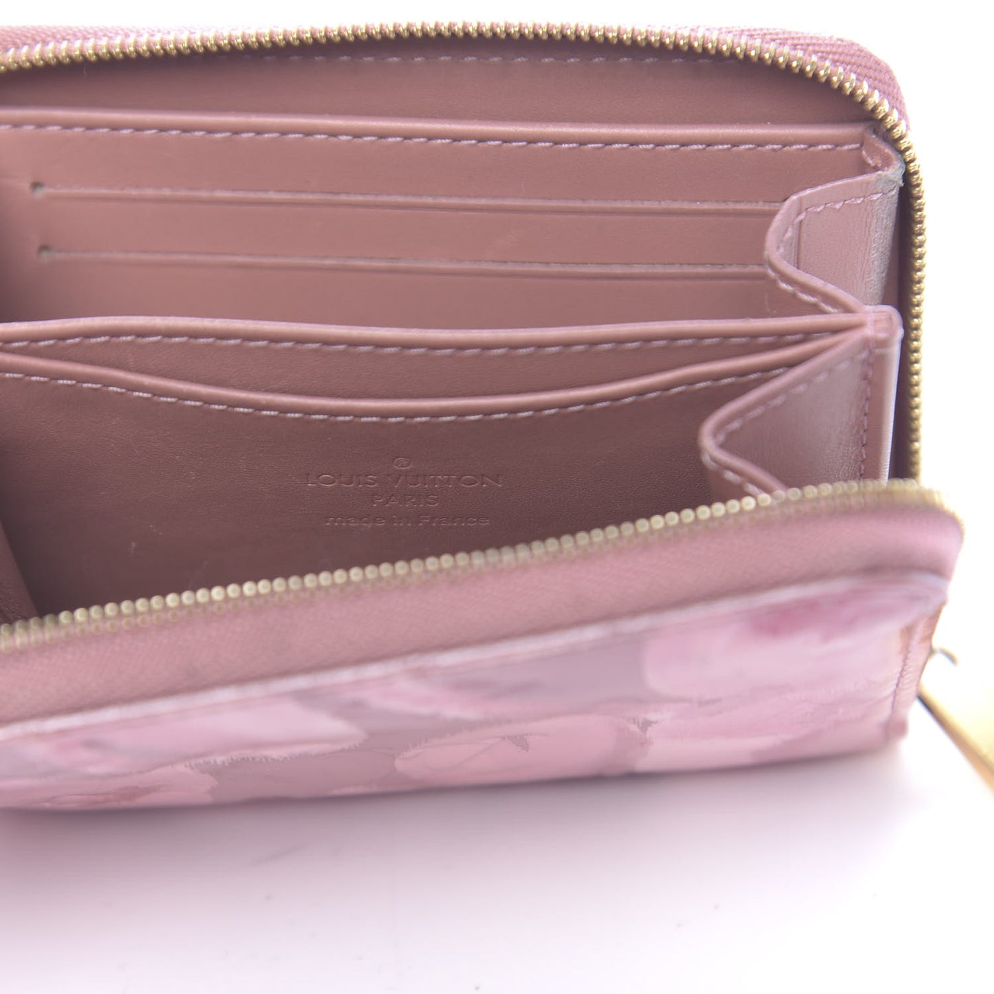Vernis Ikat Zippy Coin Purse Rose Velours
