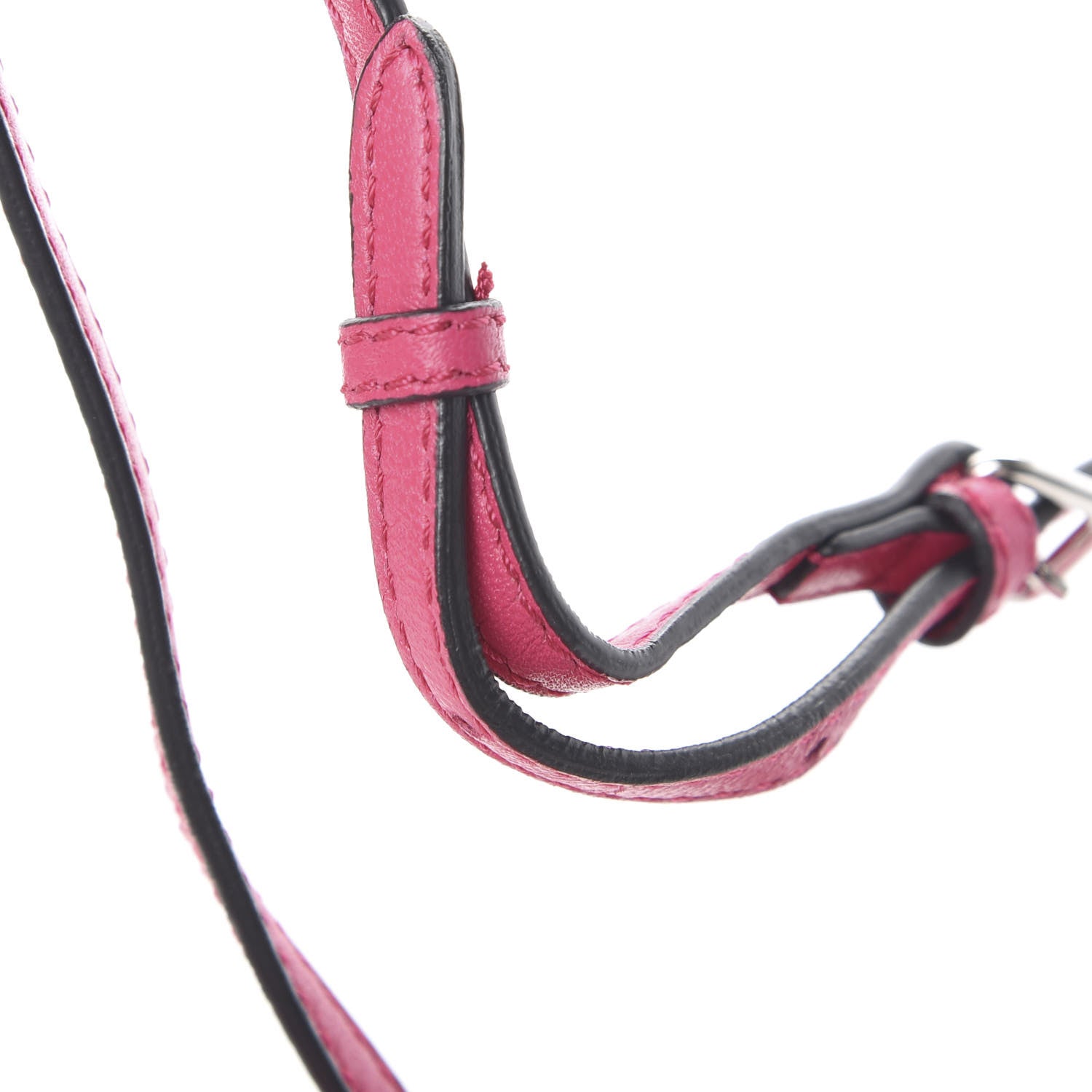 Fendi Nappa Micro Peekaboo Iconic Satchel Magenta 11 of 12