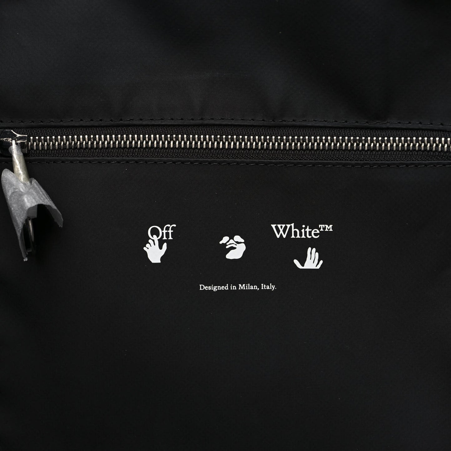 Nylon Sculpture Tote Bag Black