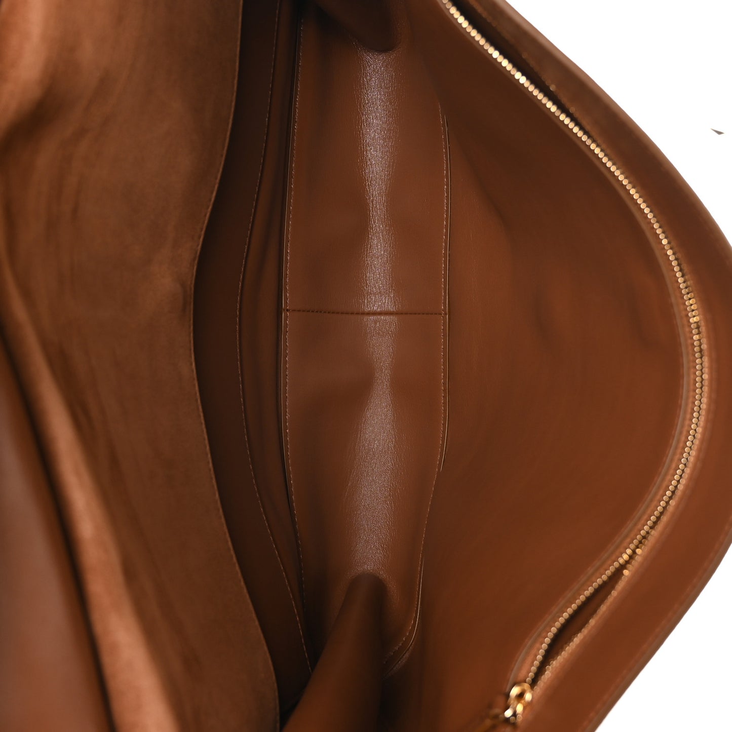 Suede Calfskin Souplissimo Maxi Flap Camel